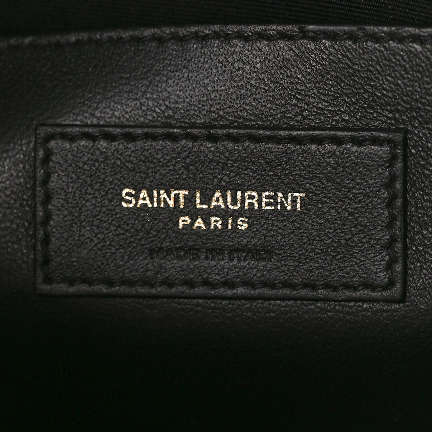 Shiny Calfskin Medium Uptown Tote Black