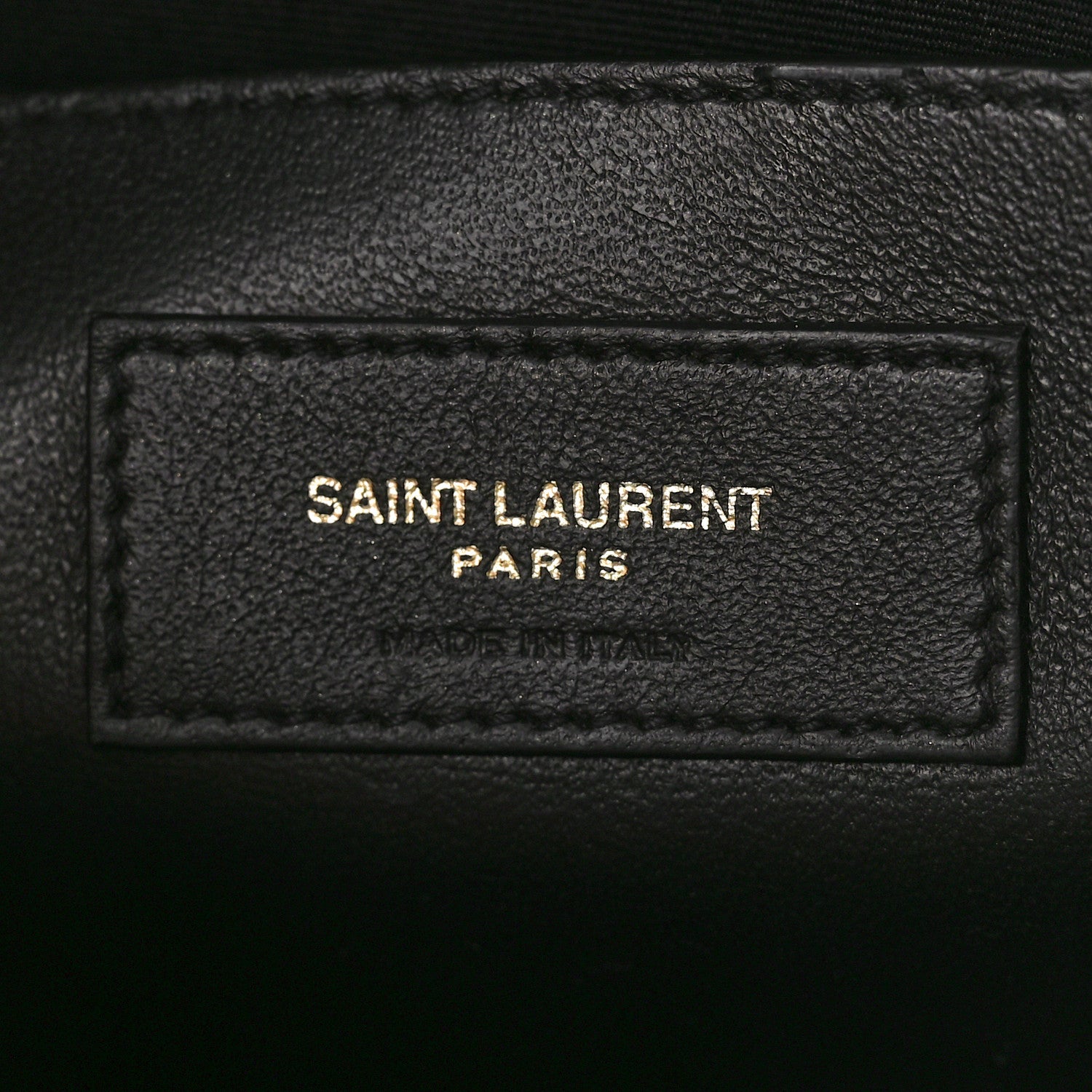 Saint Laurent Shiny Calfskin Medium Uptown Tote Black 6 of 10