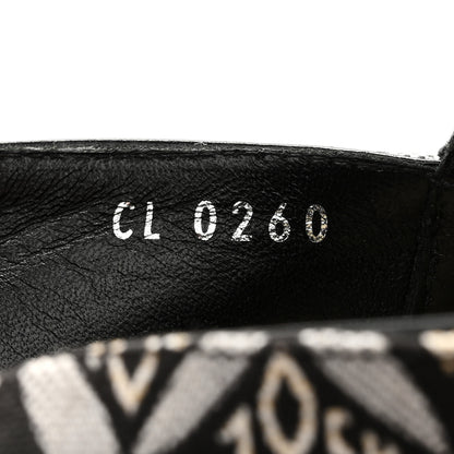 Louis Vuitton Jacquard Since 1854 Starboard Espadrille Flats 35 Grey 9 of 10