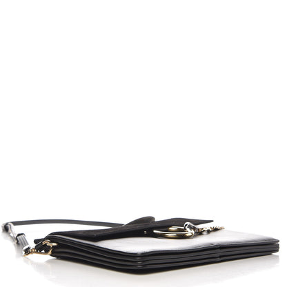 Chloe Suede Calfskin Medium Faye Shoulder Bag Black 4 of 9