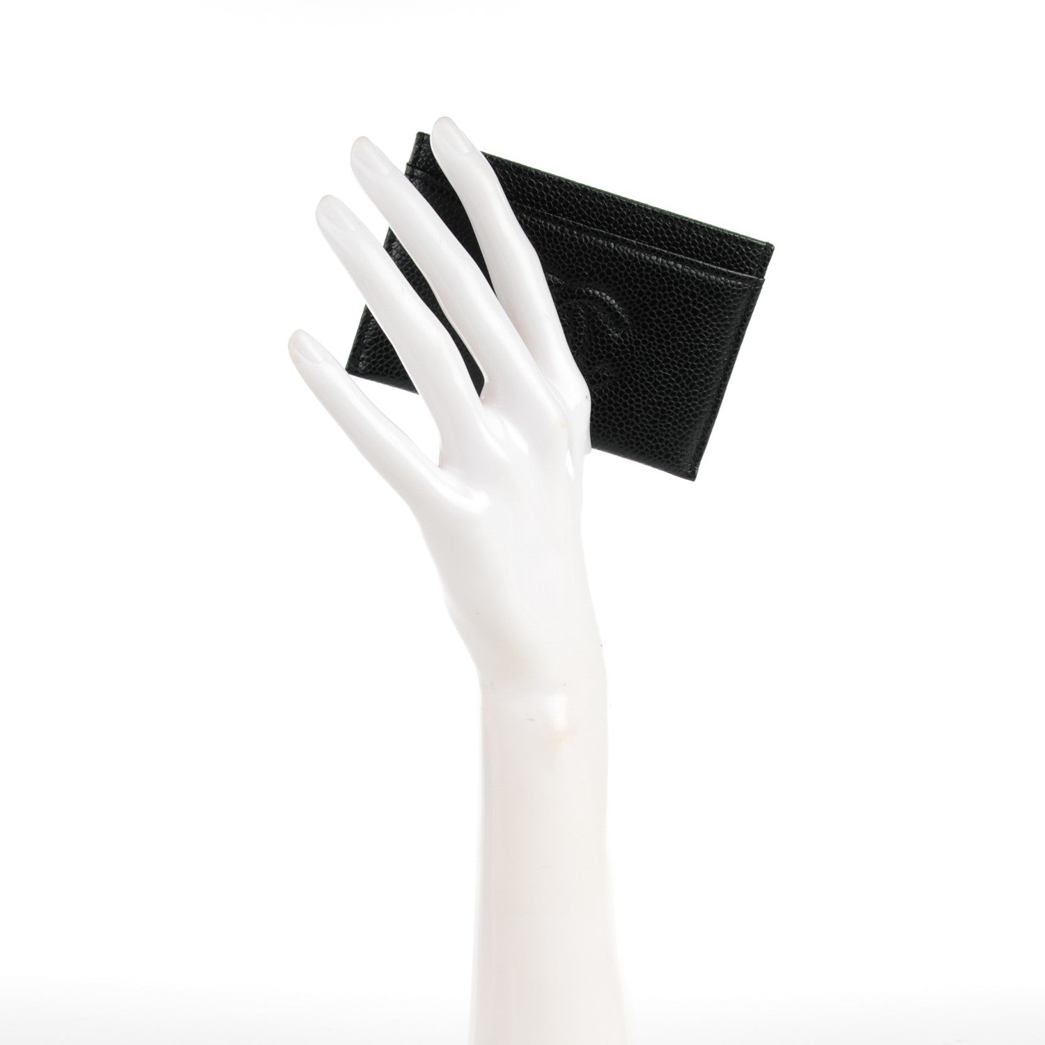 Chanel Caviar Timeless CC Card Holder Black 2 of 8