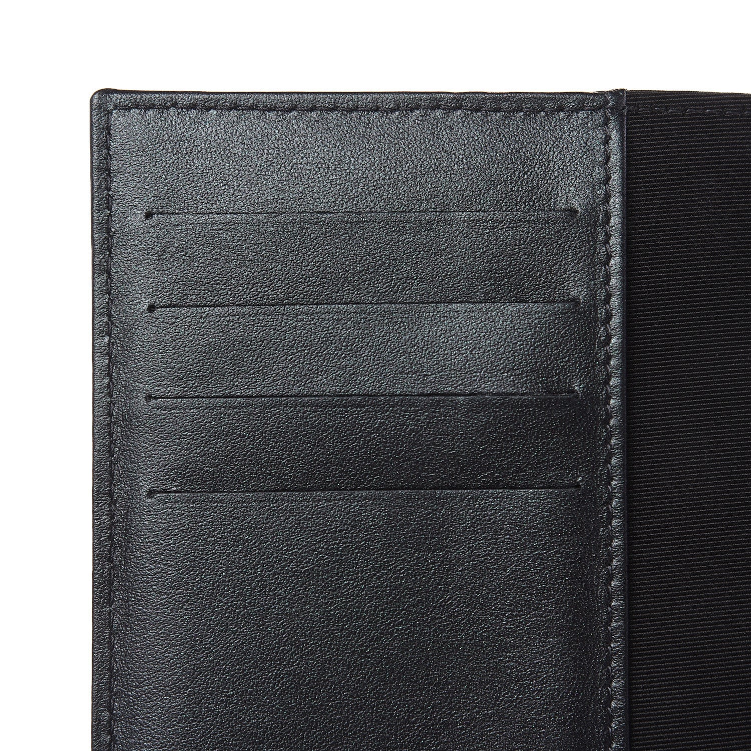 Chanel Iridescent Caviar Quilted Passport Holder Black 8 of 10