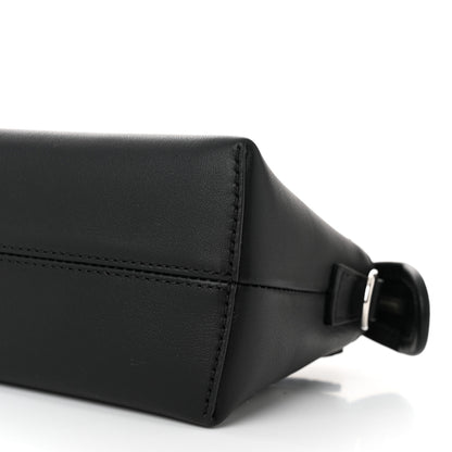 Fendi Vitello Dolce Bi-Color FF 1974 Embossed Mini By The Way Boston Bag Black Maya 10 of 11
