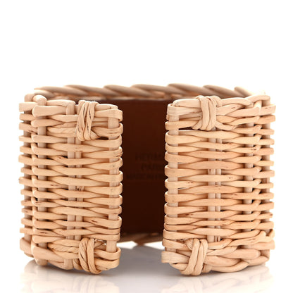 Hermes Barenia Osier Collier De Chien CDC Picnic Bracelet Fauve 3 of 4