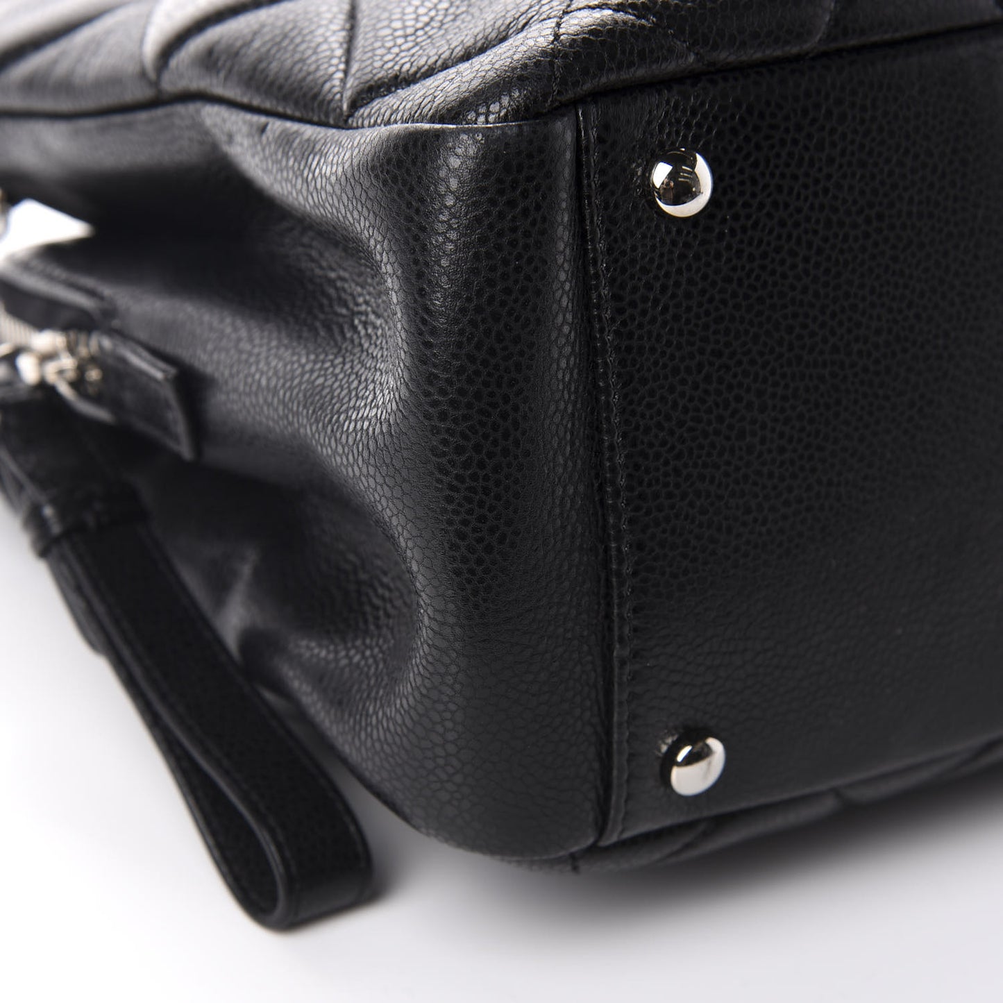 Caviar Quilted Timeless CC Soft Tote Black