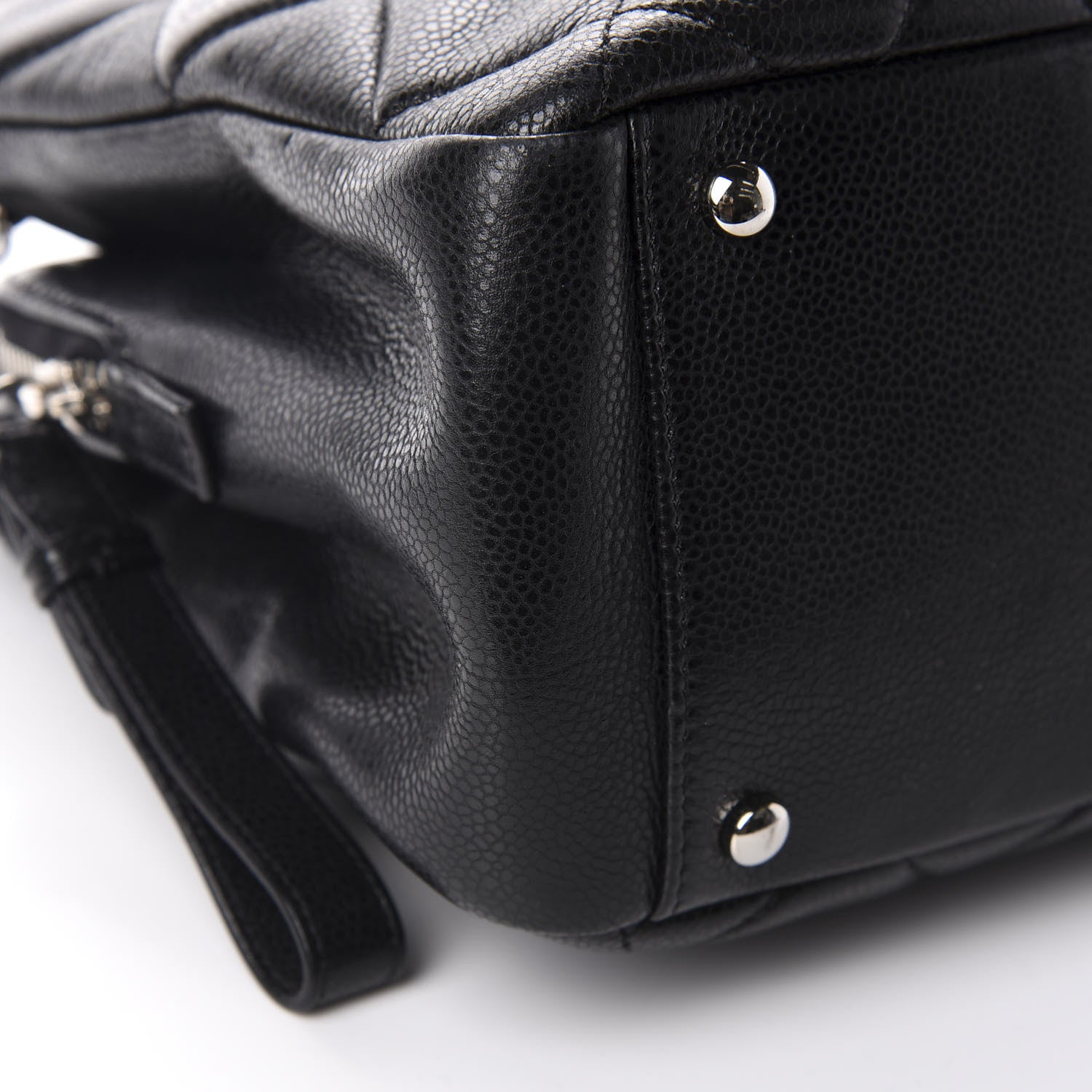 Chanel Caviar Quilted Timeless CC Soft Tote Black 6 of 14