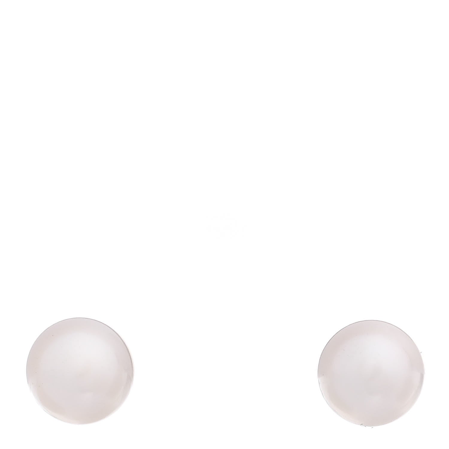 Mikimoto 18K White Gold 6-6.5mm Akoya Pearl Stud Earrings 1 of 4