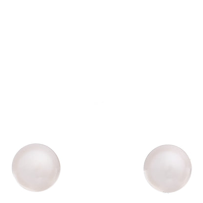 Mikimoto 18K White Gold 6-6.5mm Akoya Pearl Stud Earrings 1 of 4