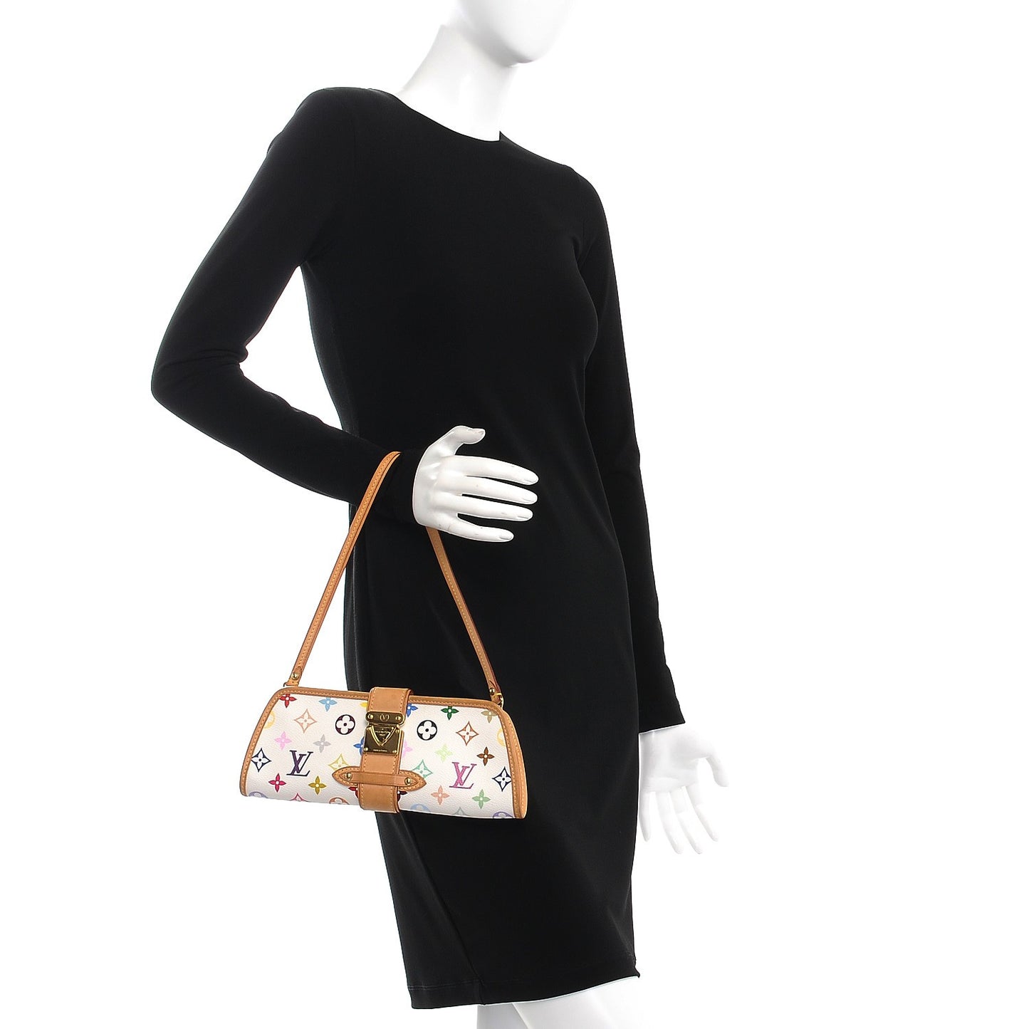Monogram Multicolor Shirley White