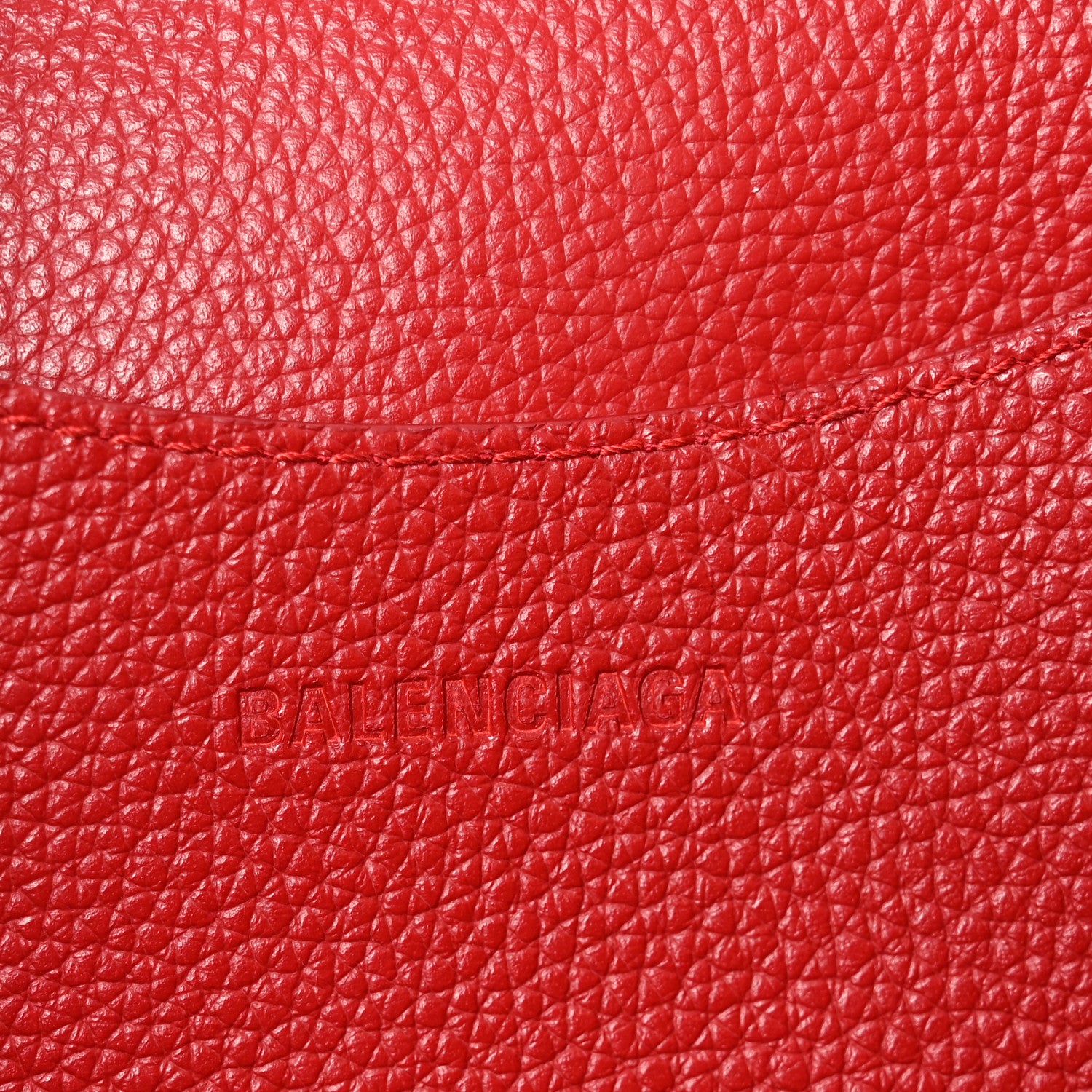 Balenciaga Grained Calfskin Neo Classic Gold Hardware S City Medium Red 6 of 10