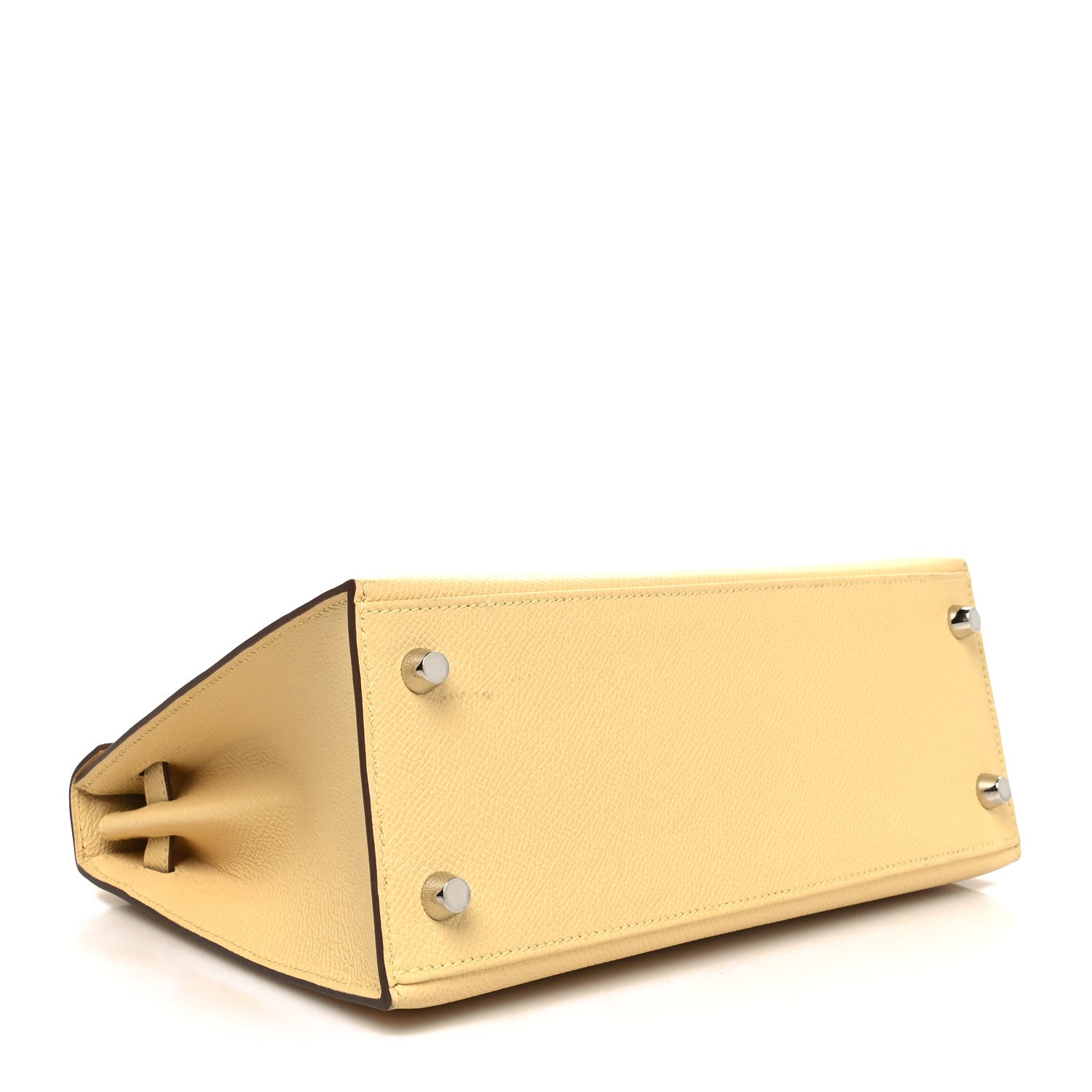 Hermes Epsom Kelly Sellier 25 Jaune Poussin 4 of 14