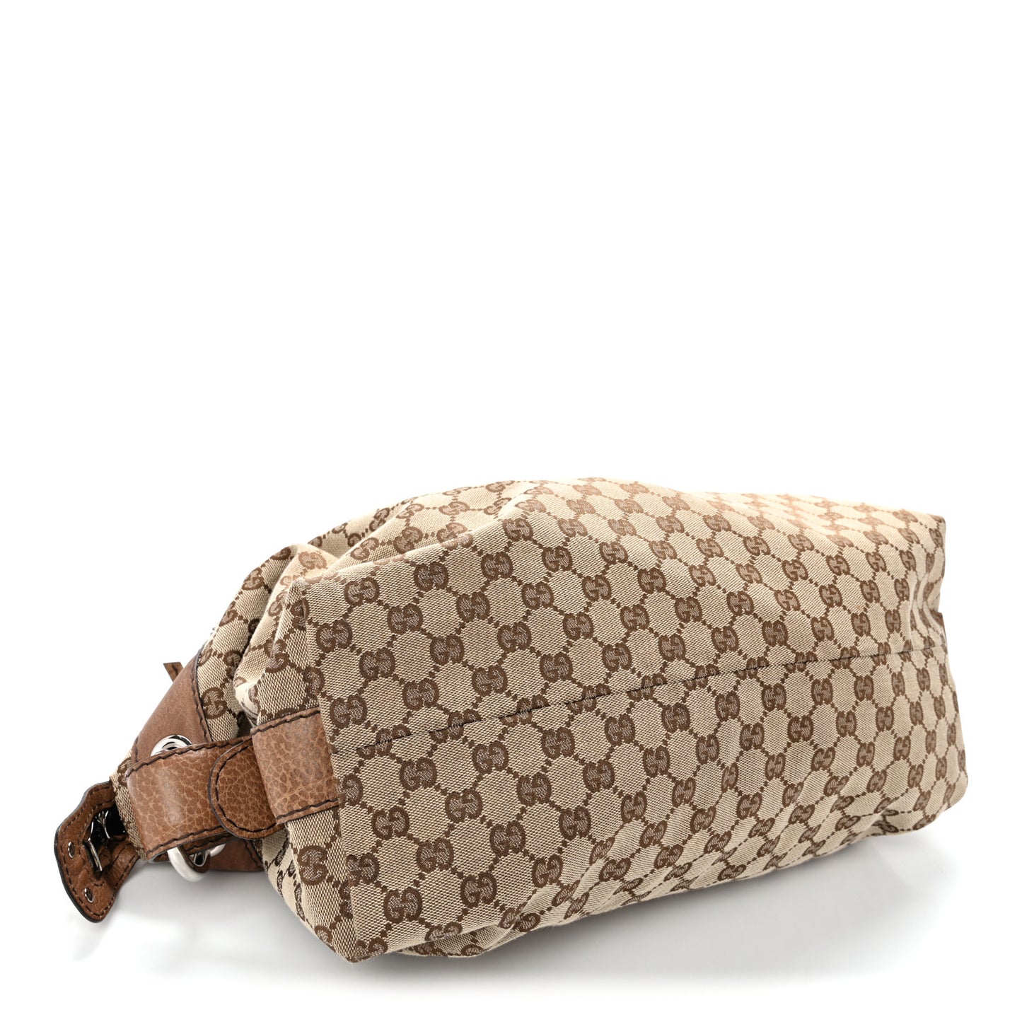Monogram Bamboo Bar Medium Tote Brown