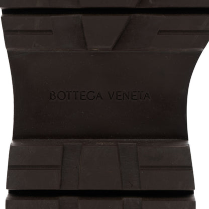 Bottega Veneta Calfskin Mens The Tire Chelsea Boots 42 Black Camping 8 of 19