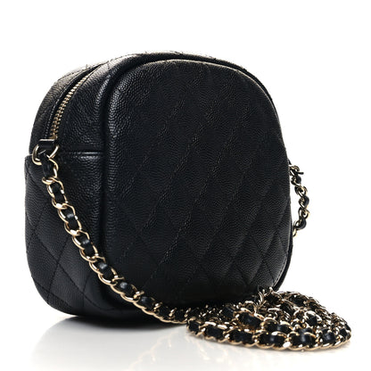 Chanel Caviar Quilted CC Day Camera Case Black 3 of 11