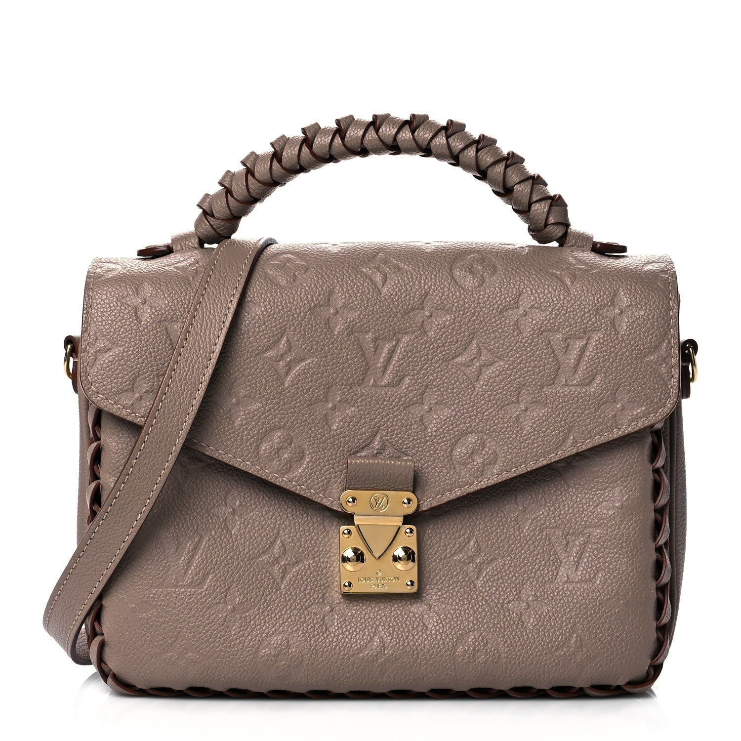 Louis Vuitton Empreinte Braided Pochette Metis Vison 1 of 10