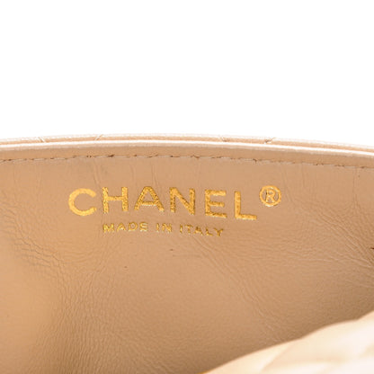 Chanel Lambskin Quilted East West Flap Beige 6 of 8