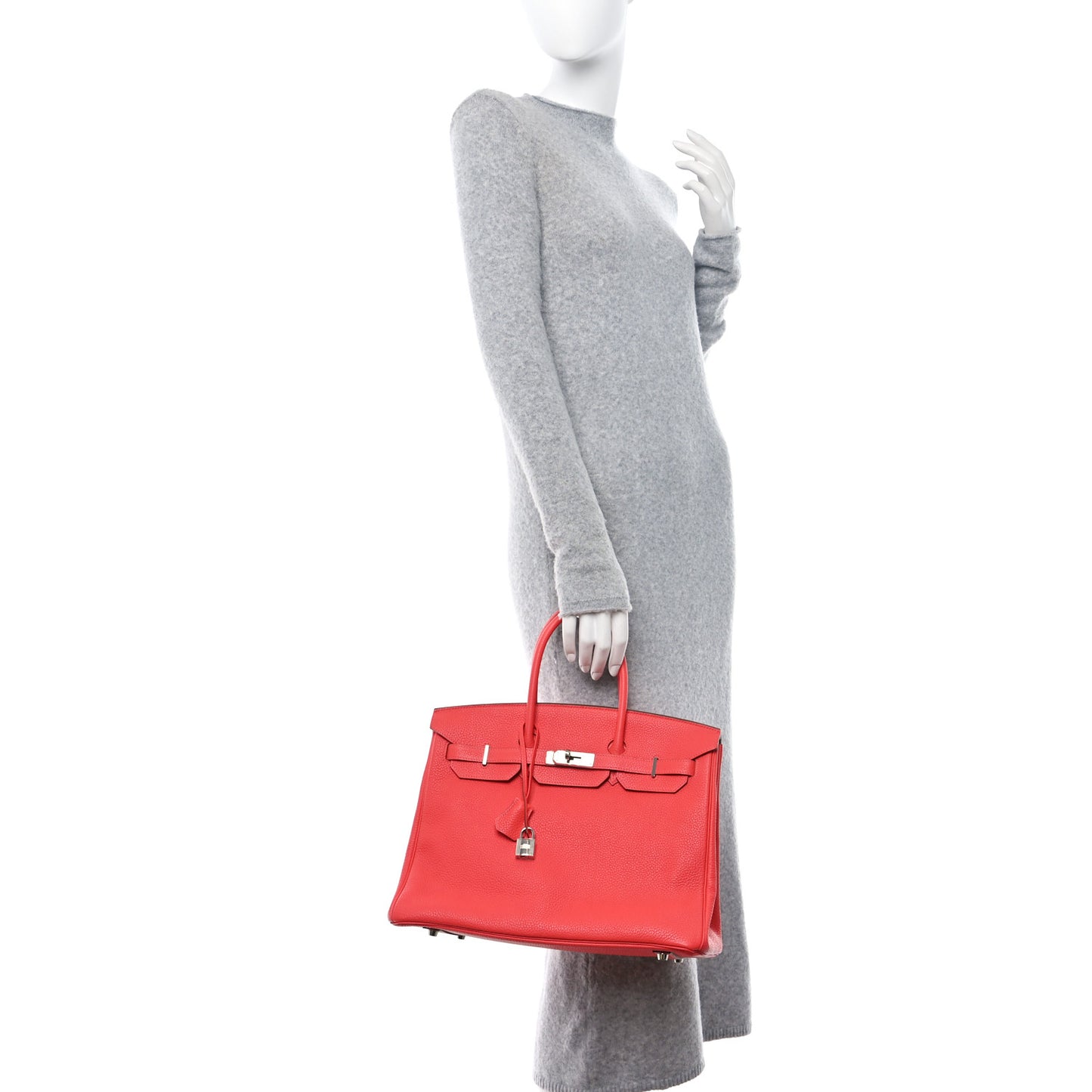 Taurillon Clemence BIRKIN 35 Rose Jaipur