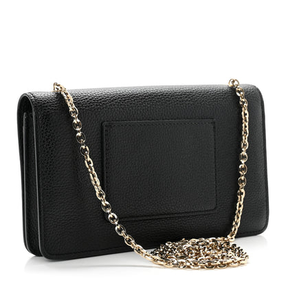 Mulberry Grainy Print Bayswater Clutch Wallet Black 2 of 7