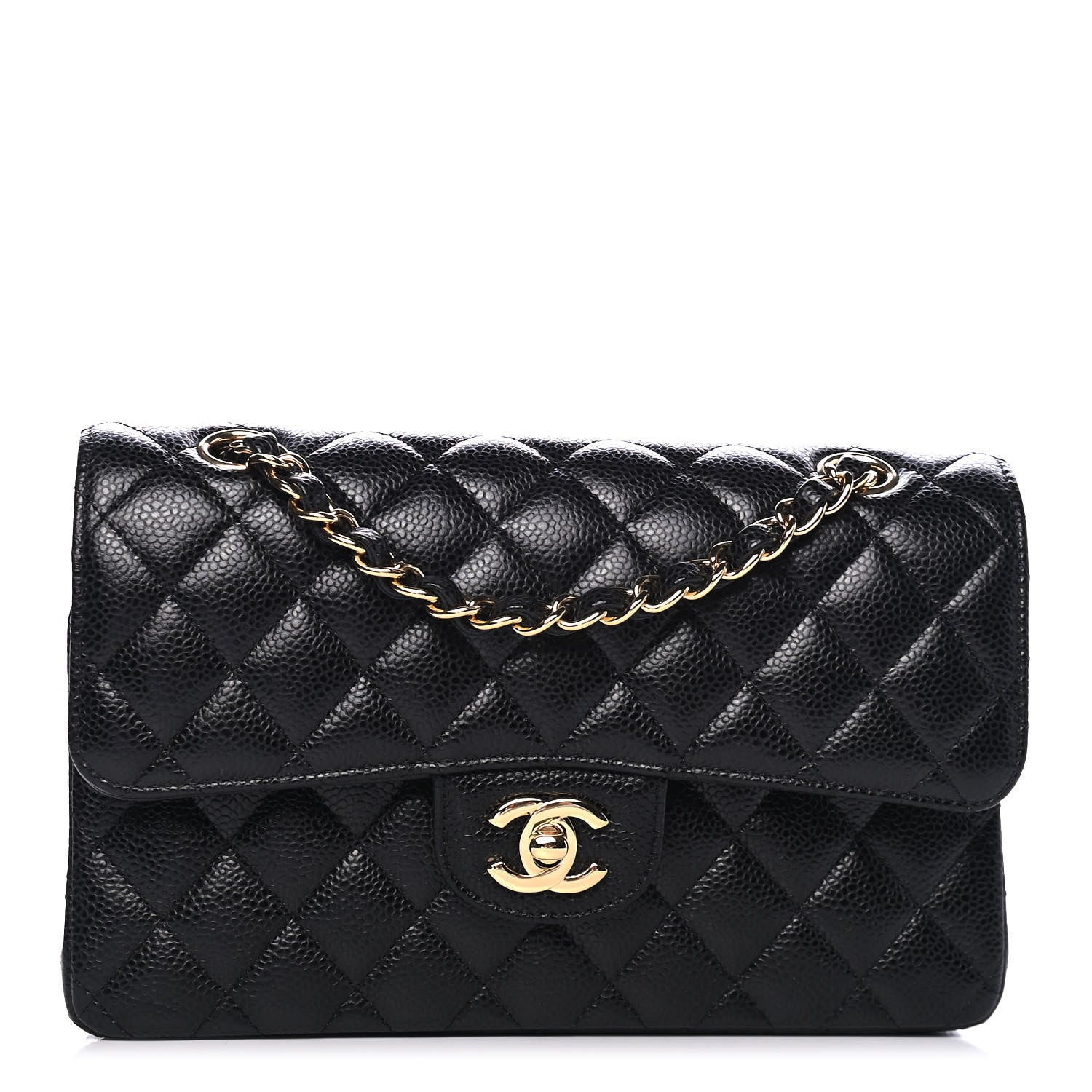 Chanel Caviar Quilted Small Double Flap Black 1 of 4