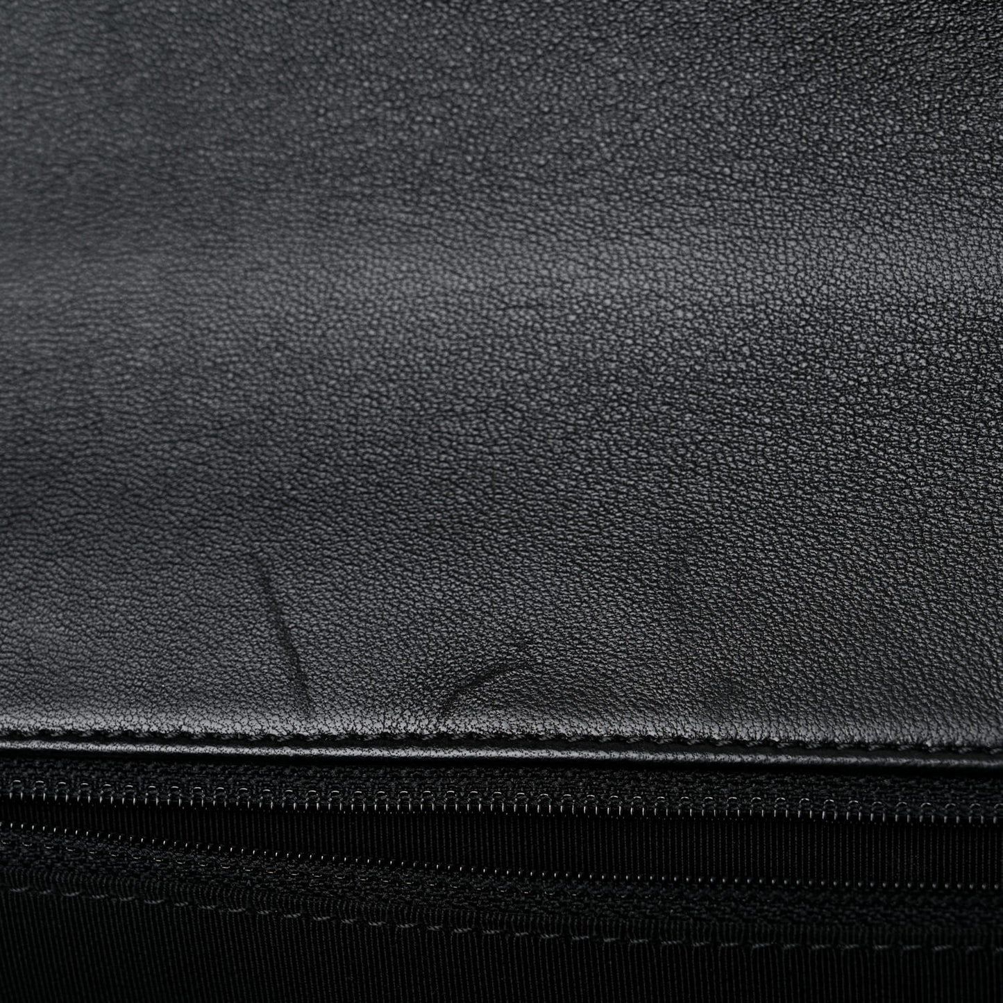 Calfskin Quilted New Medium Boy Flap Black