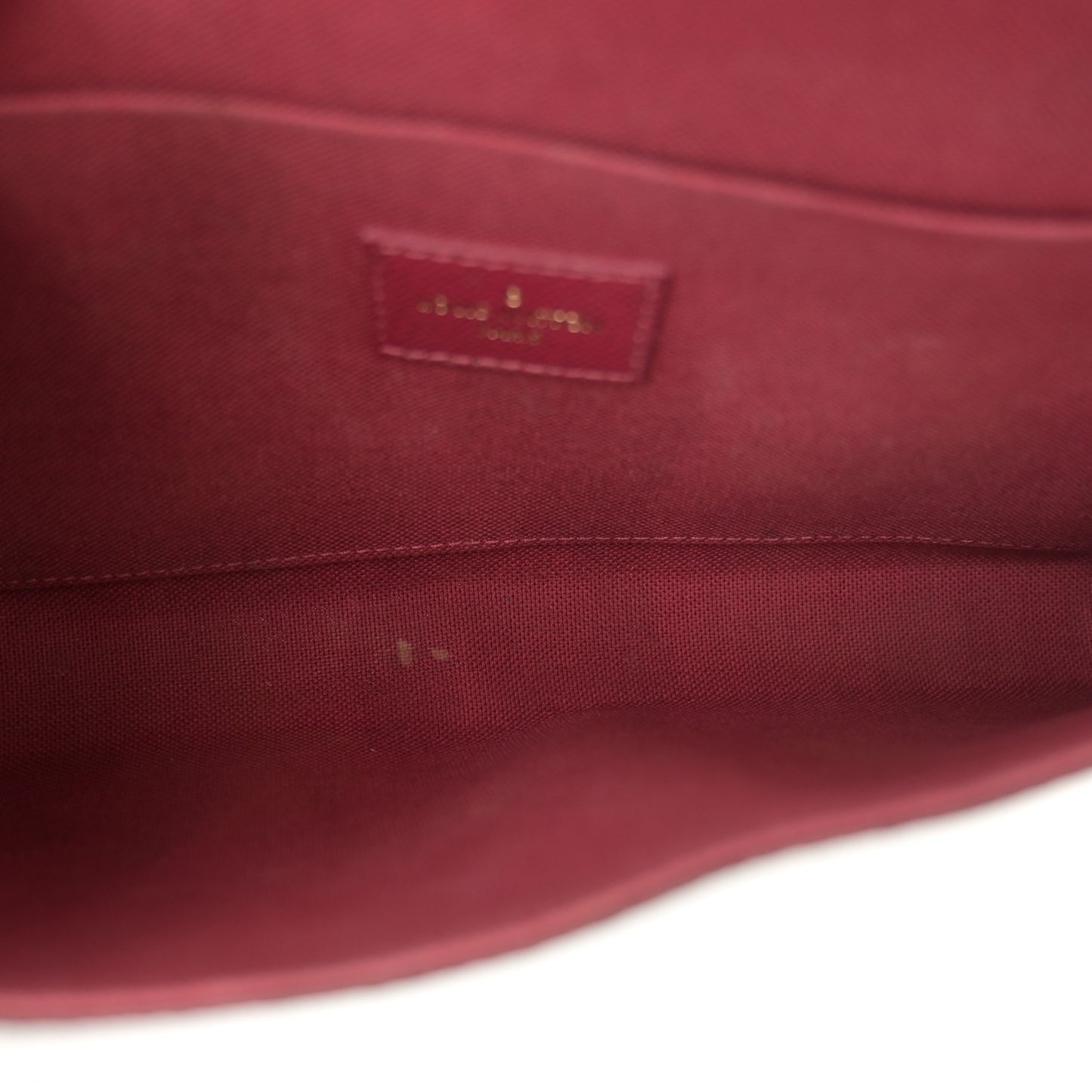Monogram Pochette Felicie Chain Wallet Fuchsia