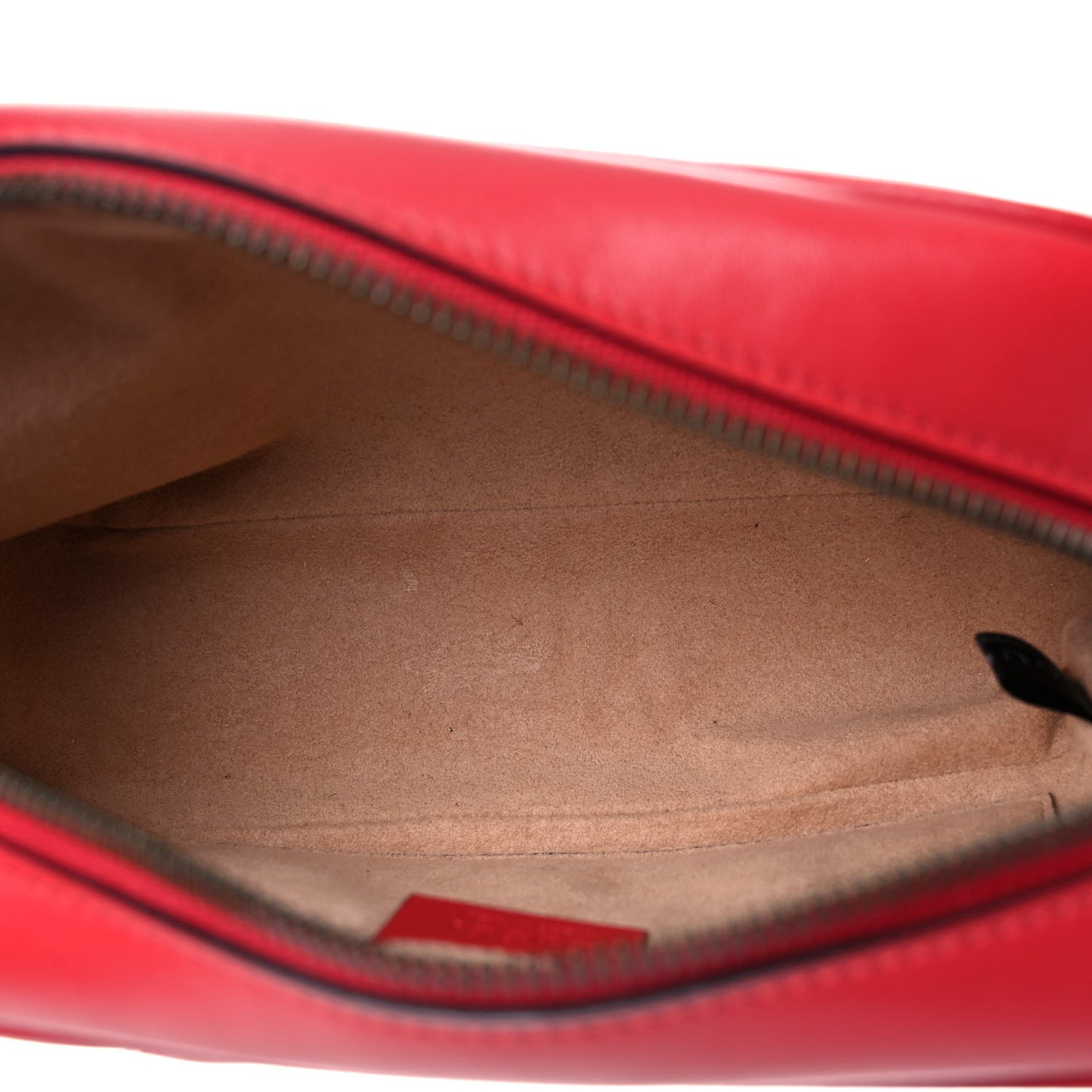 Calfskin Matelasse Small GG Marmont Chain Shoulder Bag Hibiscus Red