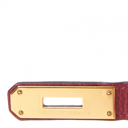 Hermes Togo Birkin 30 Rouge Grenat 28 of 31