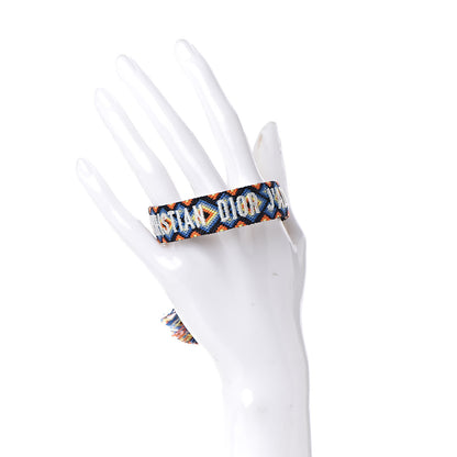 Christian Dior Woven Cotton J'Adior Friendship Bracelet 2 of 4