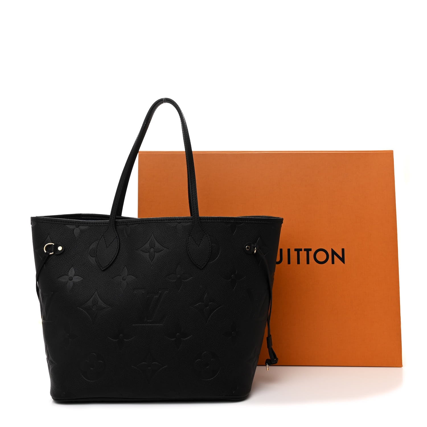 Louis Vuitton Empreinte Monogram Giant Neverfull MM Black 12 of 12