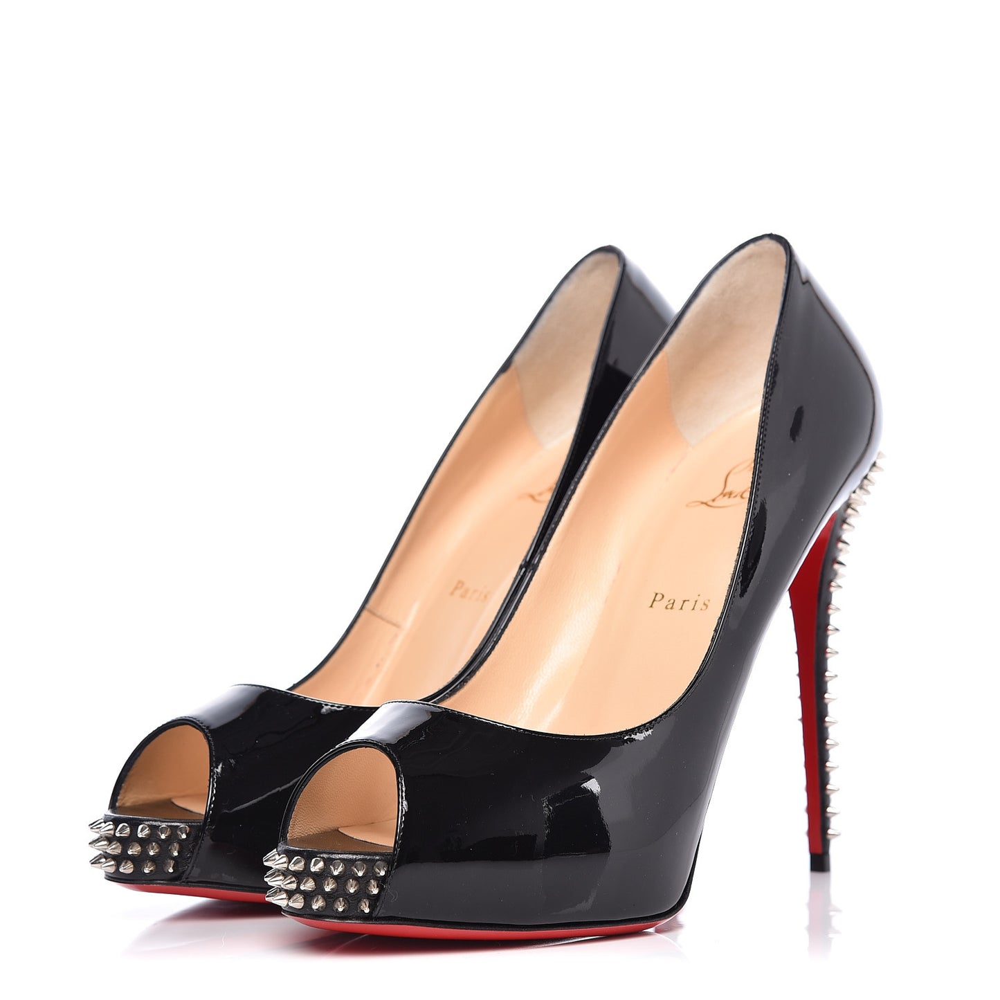 Patent New Very Prive Spikes 120 Pumps 41 Black