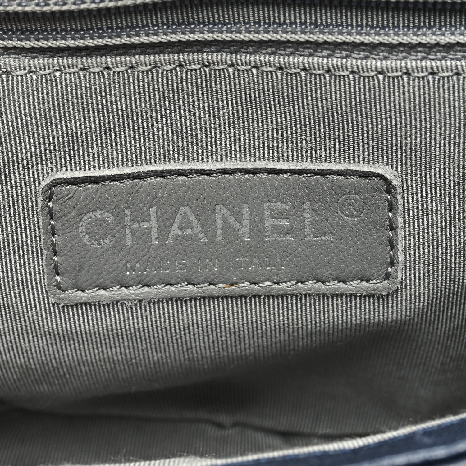 Chanel Washed Lambskin Mini Chain Around Messenger Navy Blue 6 of 9