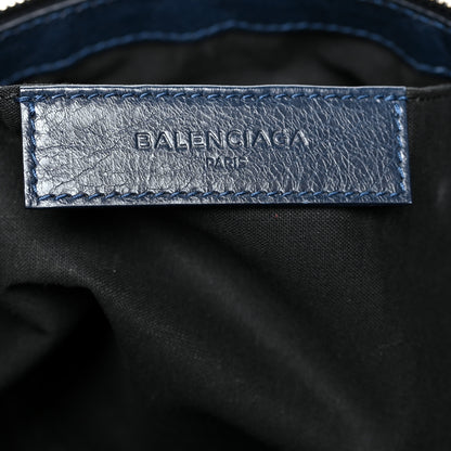 Balenciaga Agneau Arena Classic Hardware Large Clip Bleu Obscur 7 of 9