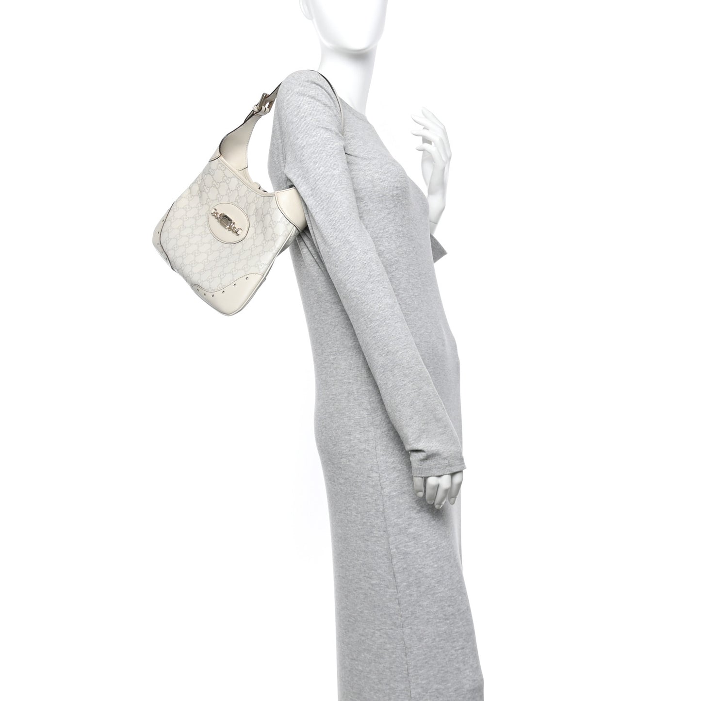 Guccissima Punch Hobo Off White
