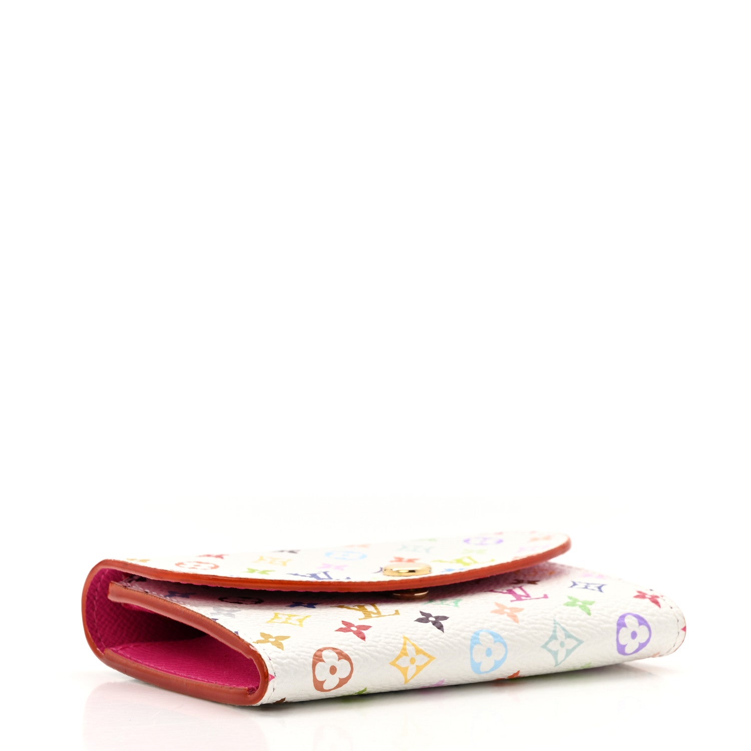 Louis Vuitton LV X TM Monogram Multicolor Rosalie Coin Purse White Kawaii Pink 4 of 6