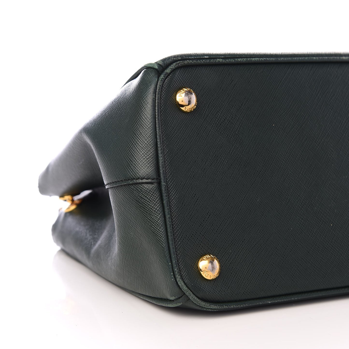 Saffiano Medium Galleria Double Zip Tote Smeraldo
