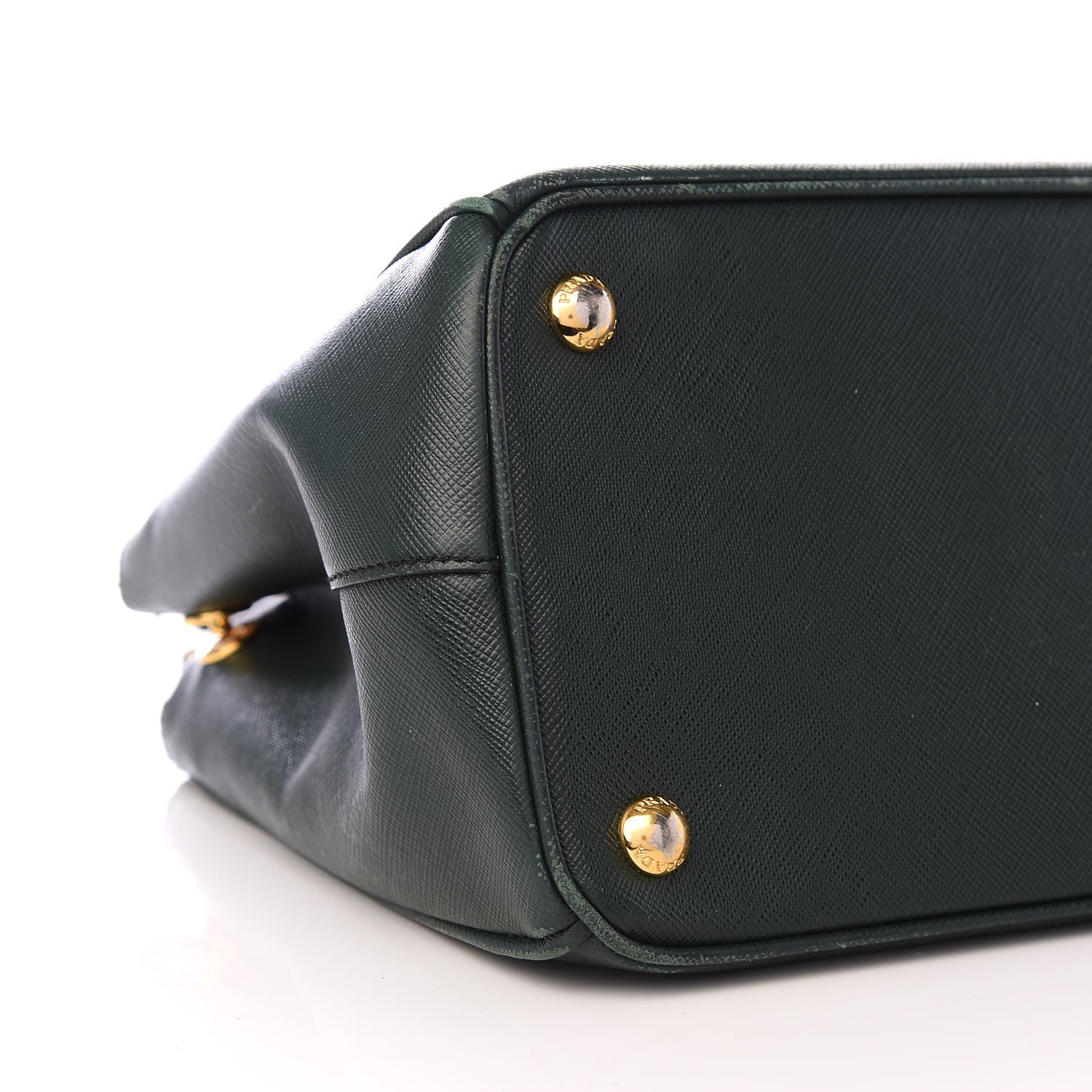 Prada Saffiano Medium Galleria Double Zip Tote Smeraldo 6 of 9