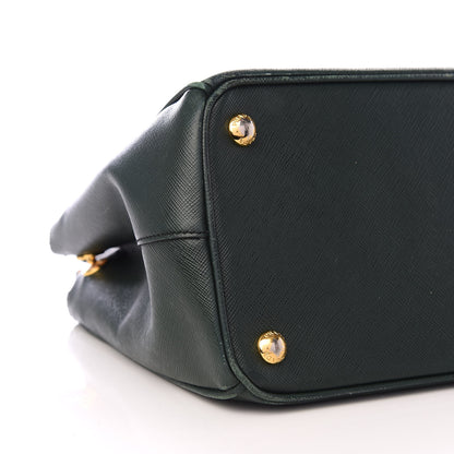 Prada Saffiano Medium Galleria Double Zip Tote Smeraldo 6 of 9