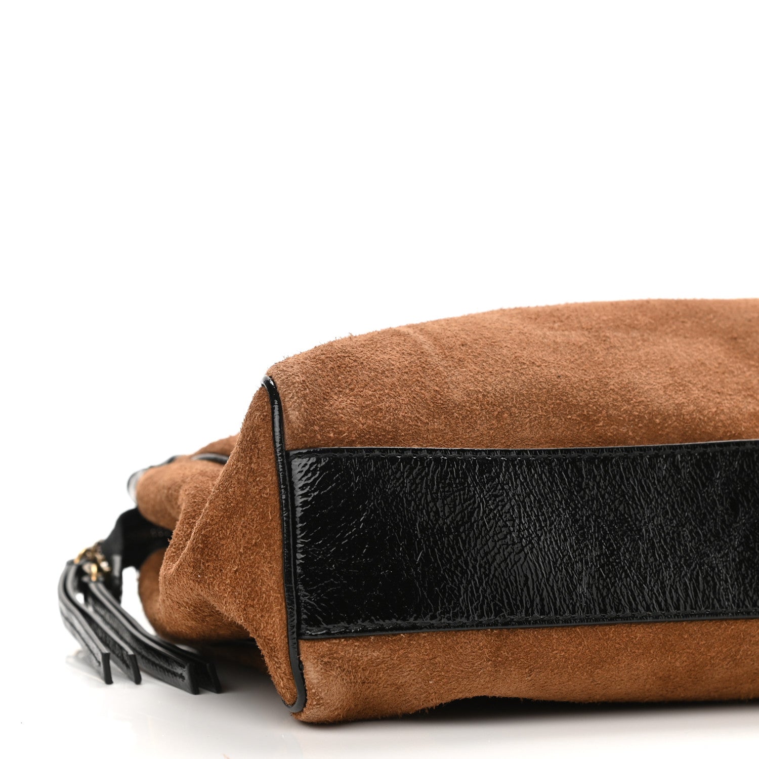 Gucci Suede Ophidia Large Re(Belle) Top Handle Bag Nocciola Black 5 of 10