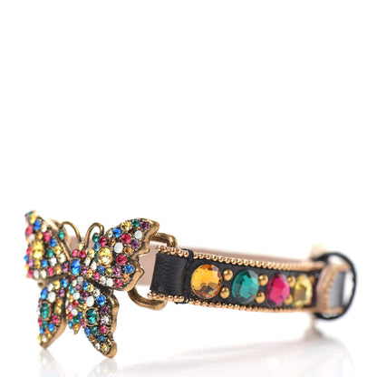 Gucci Calfskin Crystal Butterfly Bracelet Multicolor 3 of 5