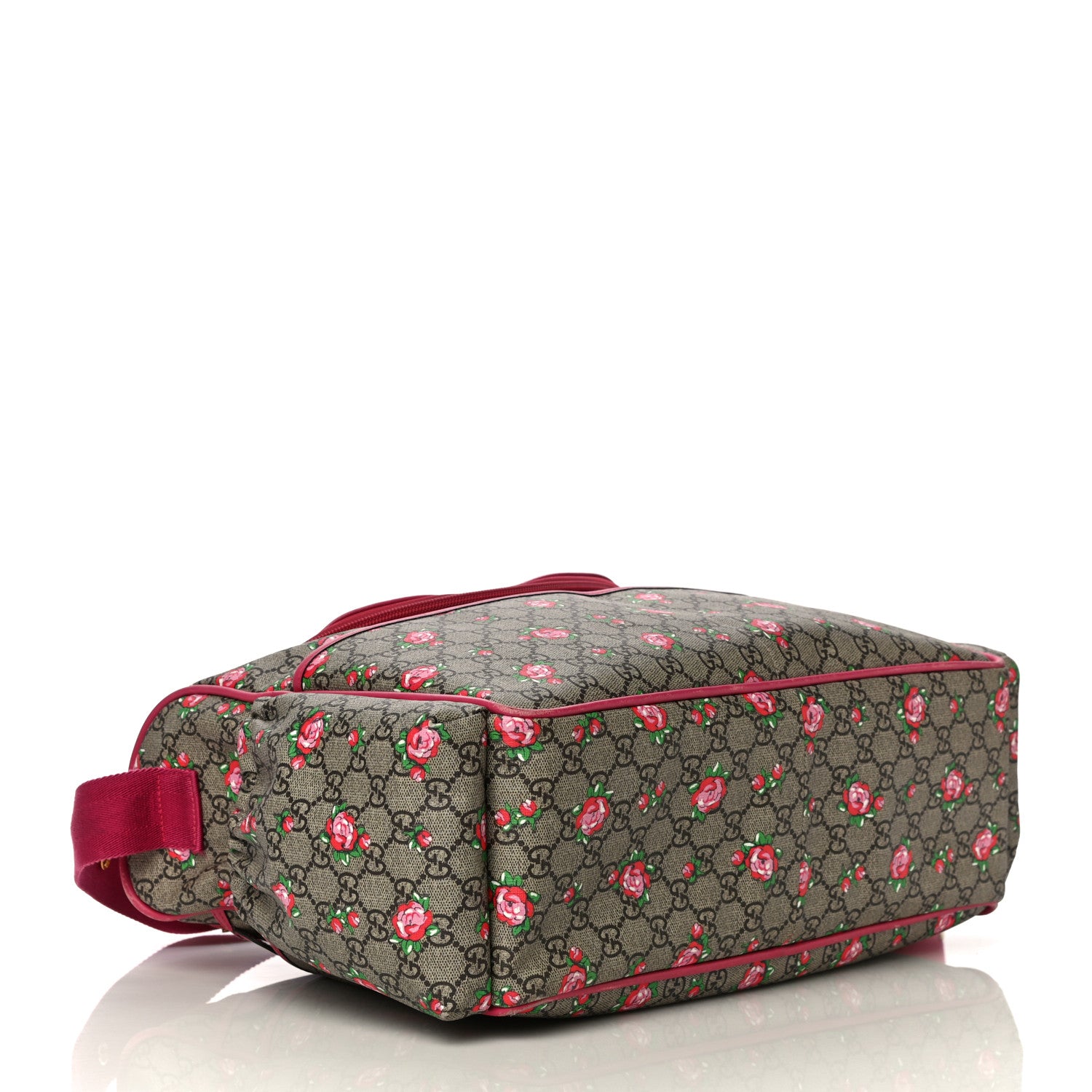 Gucci GG Supreme Monogram Rose Bud Diaper Bag Pink 5 of 17
