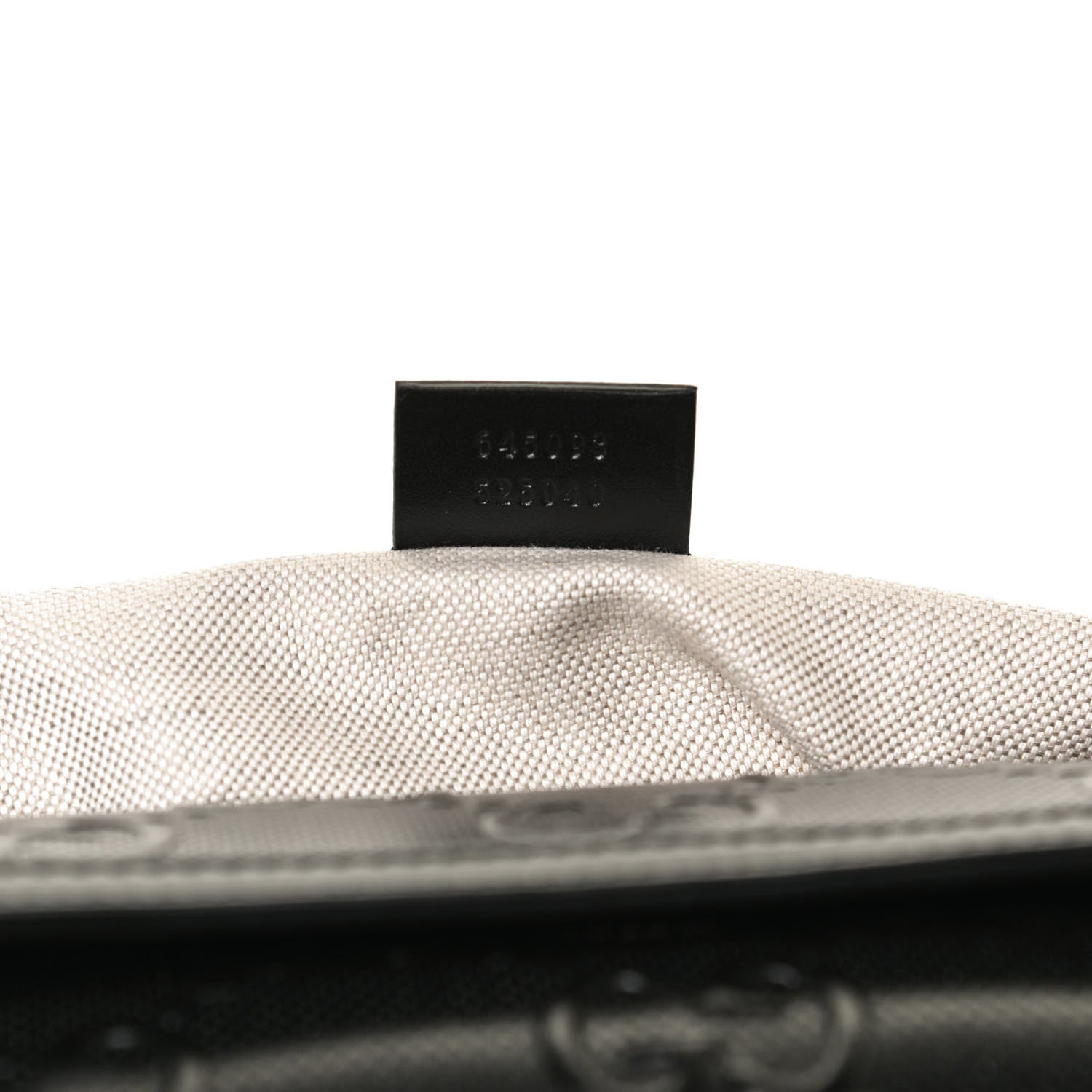 Gucci Calfskin GG Tennis Embossed Pocket Belt Bag Black 7 of 14
