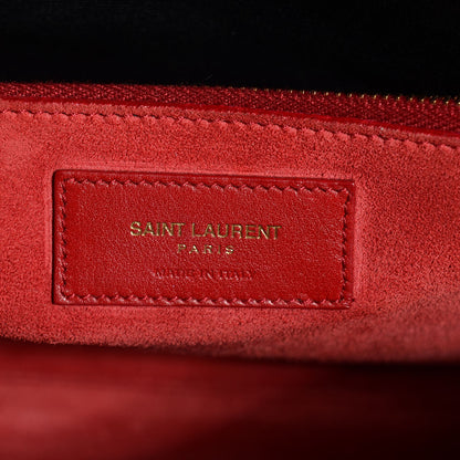 Saint Laurent Calfskin Small Sac De Jour Lipstick Red 6 of 7