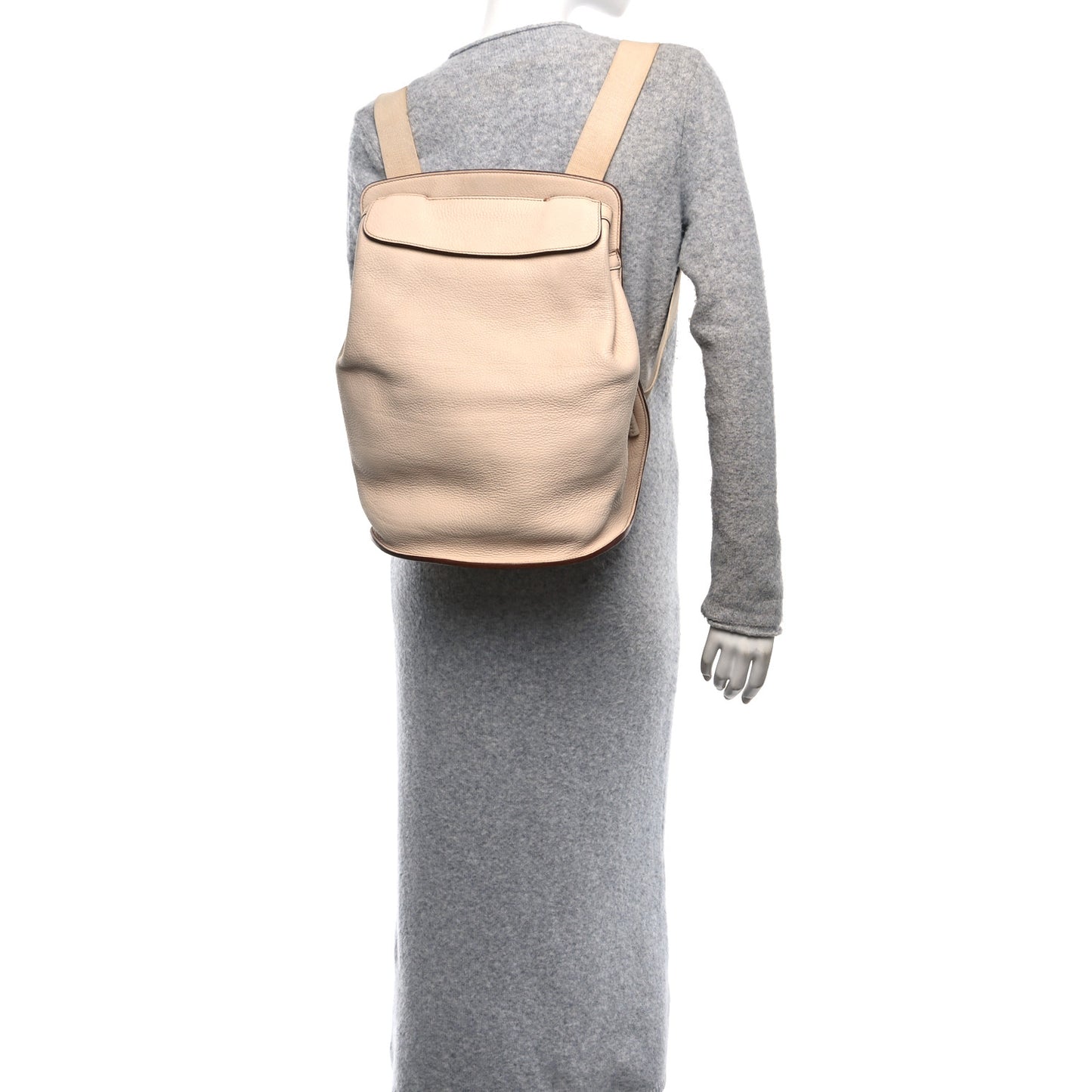 Taurillon Clemence Sherpa Backpack Parchemin