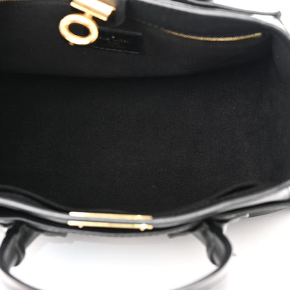 Louis Vuitton Calfskin Monogram On My Side PM Black 5 of 9