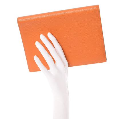 Hermes Epsom Globe Trotter Agenda Cover PM Orange 2 of 8