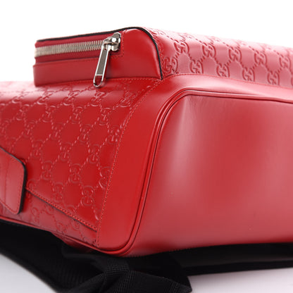 Gucci Guccissima Signature Day Backpack Hibiscus Red 8 of 12