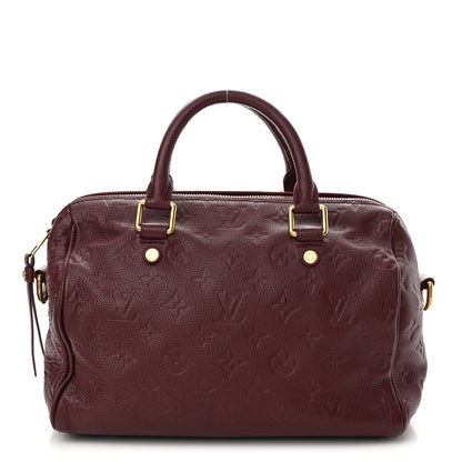 Louis Vuitton Empreinte Monogram Speedy Bandouliere 25 Wine 1 of 13