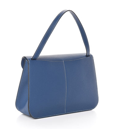 Hermes Taurillon Clemence Halzan 31 GM Deep Bleu 3 of 9