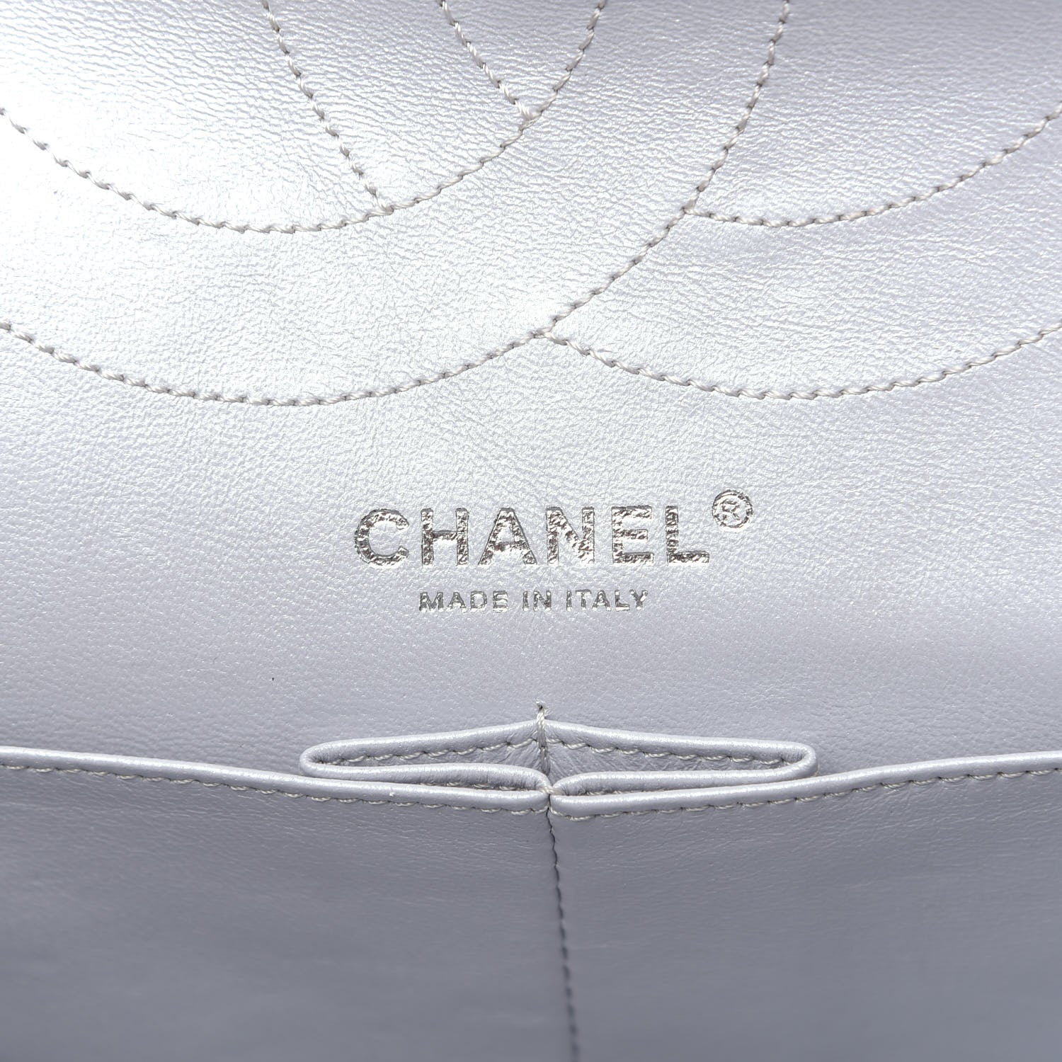 Chanel Metallic Aged Calfskin Quilted 2.55 Reissue 227 Flap Silver 7 of 20