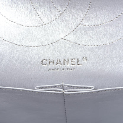 Chanel Metallic Aged Calfskin Quilted 2.55 Reissue 227 Flap Silver 7 of 20